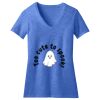 Women's Perfect Blend ® CVC V Neck Tee Thumbnail