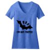 Women's Perfect Blend ® CVC V Neck Tee Thumbnail