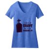 Women's Perfect Blend ® CVC V Neck Tee Thumbnail