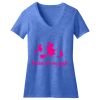 Women's Perfect Blend ® CVC V Neck Tee Thumbnail