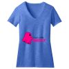 Women's Perfect Blend ® CVC V Neck Tee Thumbnail