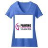 Women's Perfect Blend ® CVC V Neck Tee Thumbnail