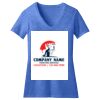 Women's Perfect Blend ® CVC V Neck Tee Thumbnail