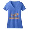 Women's Perfect Blend ® CVC V Neck Tee Thumbnail