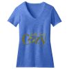 Women's Perfect Blend ® CVC V Neck Tee Thumbnail