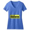 Women's Perfect Blend ® CVC V Neck Tee Thumbnail