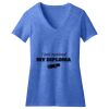 Women's Perfect Blend ® CVC V Neck Tee Thumbnail