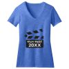 Women's Perfect Blend ® CVC V Neck Tee Thumbnail